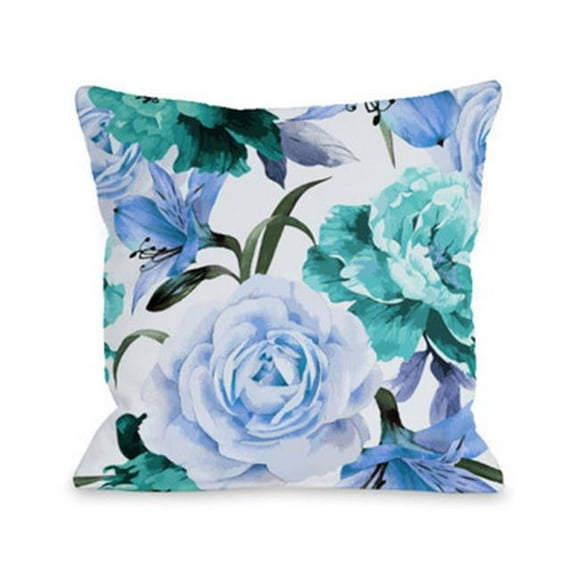 One Bella Casa 73724PL16O 16 x 16 in Sky Melon Outdoor Pillow44; Blue & Multicolor One Bella Casa 73724PL16O 16 x 16 in Sky Melon Outdoor Pillow44; Blue & Multicolor